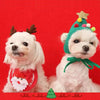 Christmas Pet Hat and Bandana Set for Cats and Small Dogs