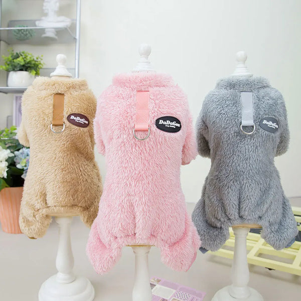 Chaleco de Felpa Coral para Mascotas
