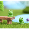 Mini Resin Frog Figurines for Fairy Garden & Terrarium Decor