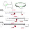 Love Water Drop Diamond Pet Necklace for Cats and Dogs