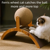 2-in-1 Cat Scratching Ball and Wooden Scratcher