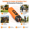 Rechargeable Ultrasonic Dog Deterrent with LED Flashlight