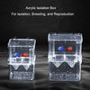 Acrylic Fish Breeding Isolation Box with Double Compartments