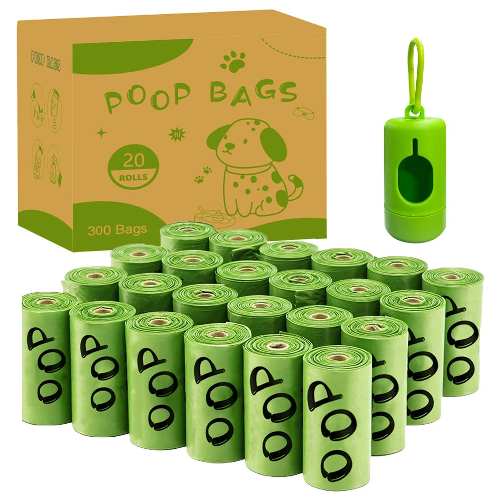 Compostable Dog Waste Bags - Eco-Friendly, Leak-Proof Pet Poop Bags