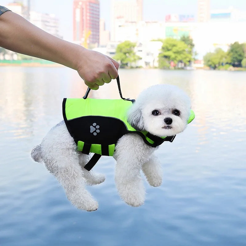 Dog Life Jacket with Removable Front Floats for Swimming & Outdoor Adventures