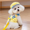 Cartoon Dog Harness Vest with Matching Leash
