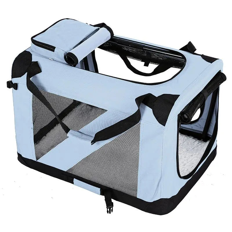 Transportín Plegable para Mascotas con Interior Acolchado