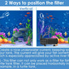 Filtre Submersible 5-en-1 pour Aquarium avec Stérilisateur UV