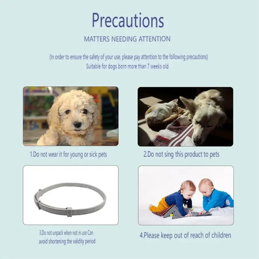 Calming Collar for Dogs and Cats – Adjustable, Waterproof Anxiety Relief