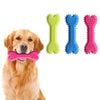 Bone-Shaped Dog Chew Toy for Teeth Cleaning and Training