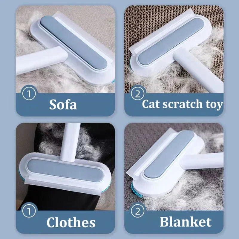 Reusable Double-Sided Pet Hair Removal Gloves