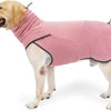 Cozy Fleece Dog Sweater with High Collar and Leg Straps