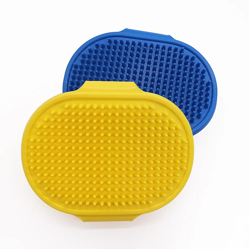 Gant de toilettage en caoutchouc souple pour chiens et chats