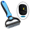 Two-Sided Grooming Brush for Cats and Dogs