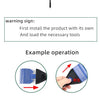 5-in-1 Aquarium Glass Cleaning Brush with Long Handle