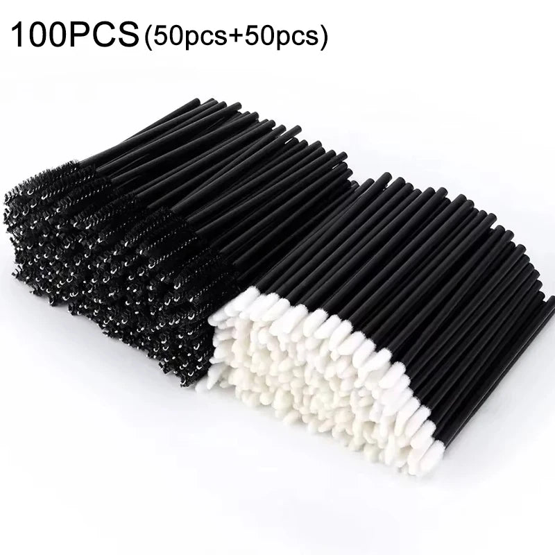 Disposable Eyelash Brushes for Makeup & Brow Grooming