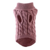 Classic Knitted Turtleneck Sweater for Small Dogs and Cats