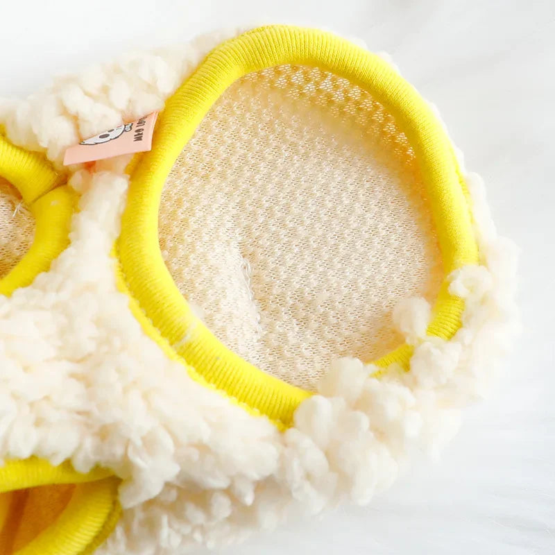 سترة شتوية مخملية للأرنب والحيوانات الأليفة الصغيرة