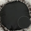 Winter Plush Round Cat Bed 2-in-1 Warm Cat House