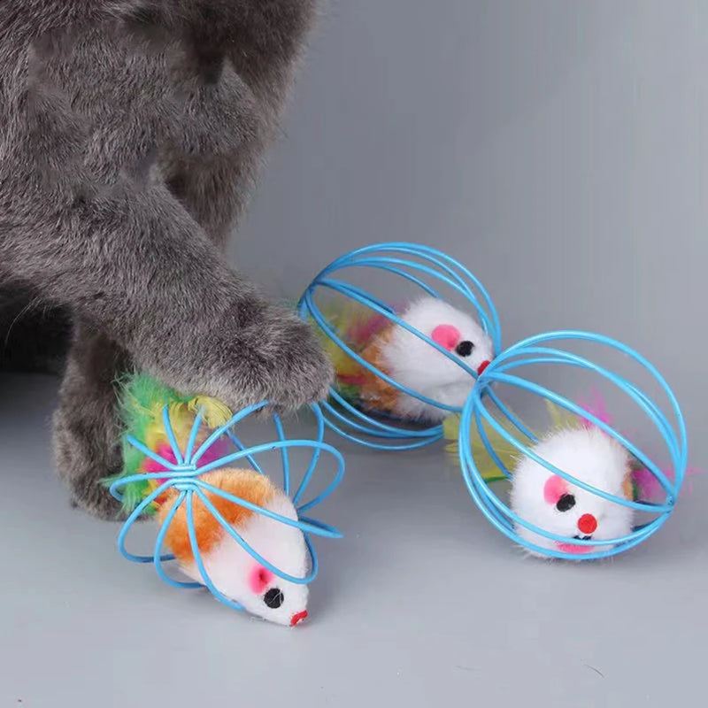 Jouet Souris en Peluche Interactive pour Chat
