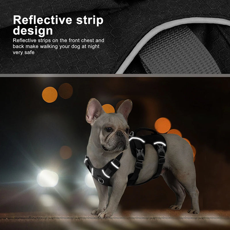 Reflektierende Nylon-Hundegeschirr mit Griff
