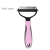 Double-Sided Stainless Steel Dematting Comb for Dogs and Cats