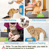A collection of silicone pet licking mats used for various feeding and grooming tasks on dogs and cats.