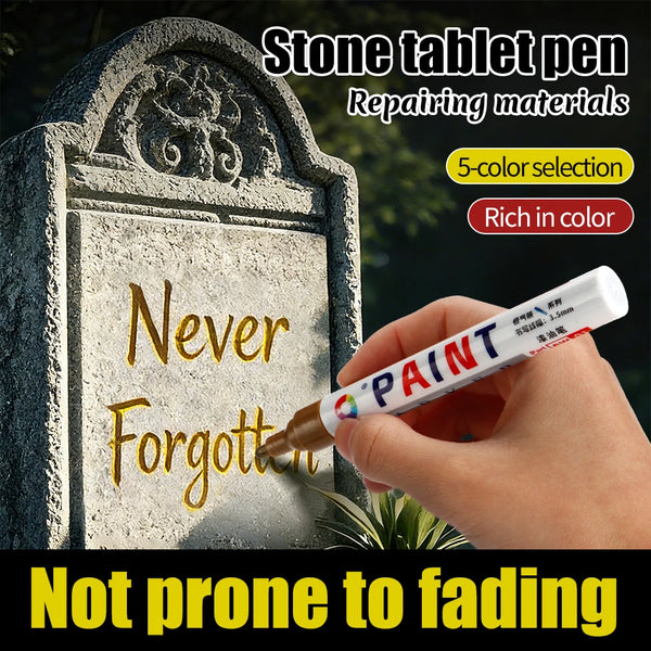 Permanent Stone Touch-Up Paint Pen for Rock, Ceramic, and Mug DIY