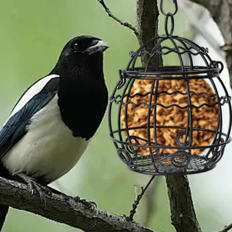 Hanging Metal Bird Feeder with Hook