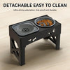 Adjustable Raised Dog Bowl Stand with Anti-Slip Feet