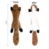 Squeaky Plush Dog Toy with Crinkle Paper – No Stuffing, Durable & Fun
