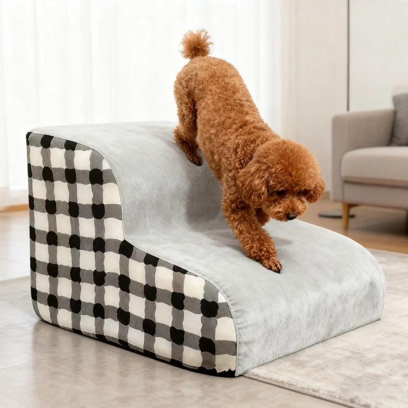 High-Density Foam Pet Stairs for Small Dogs