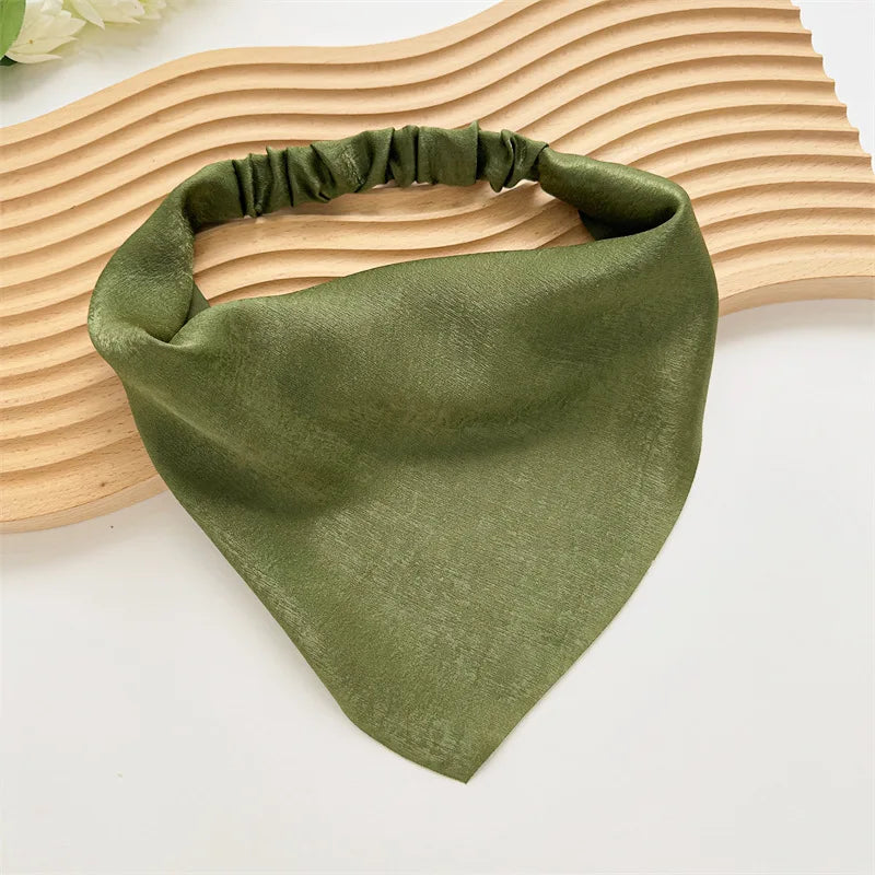 Boho Floral Print Cotton Triangle Hair Bandanas
