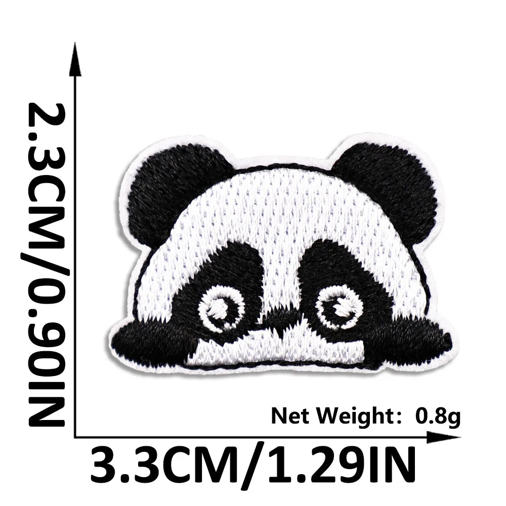 Cat Embroidered Iron-On Patch – Cute Pocket-Sized Appliqué for Clothing & Crafts