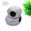 Ceramic Aquarium Cave Decor for Cichlids & Shrimp