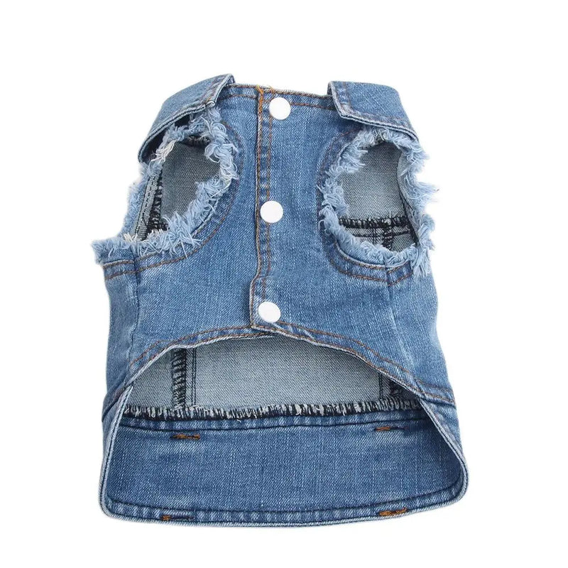 Denim Jeans Coat for Dogs and Cats - Spring Autumn