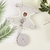 Adjustable Linen Rabbit Harness and Leash Set with Padded Comfort