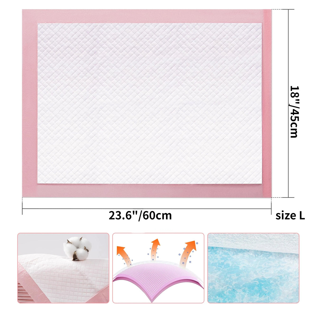 Highly Absorbent Disposable Pet Training Pads with Leak-Proof Protection