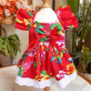 Floral Summer Princess Dress for Small Dogs and Cats