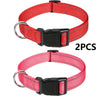 Decorative Nylon Dog Collar with Buckle Closure