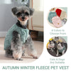 Cozy Fleece Dog Sweater for Small & Medium Breeds