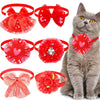 Lace Bow Tie Collar Accessory for Small Dogs and Cats