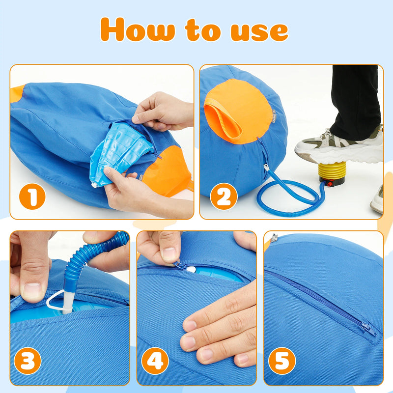 Durable Inflatable Herding Ball with Handle