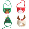 Christmas Pet Hat and Bandana Set for Cats and Small Dogs
