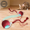 Interactive Rolling Cat Toy with Faux Tail