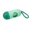 Capsule-Shaped Dog Waste Bag Dispenser with Clip