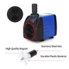 Quiet Mini Submersible Pump for Aquariums, Fountains & Waterfalls
