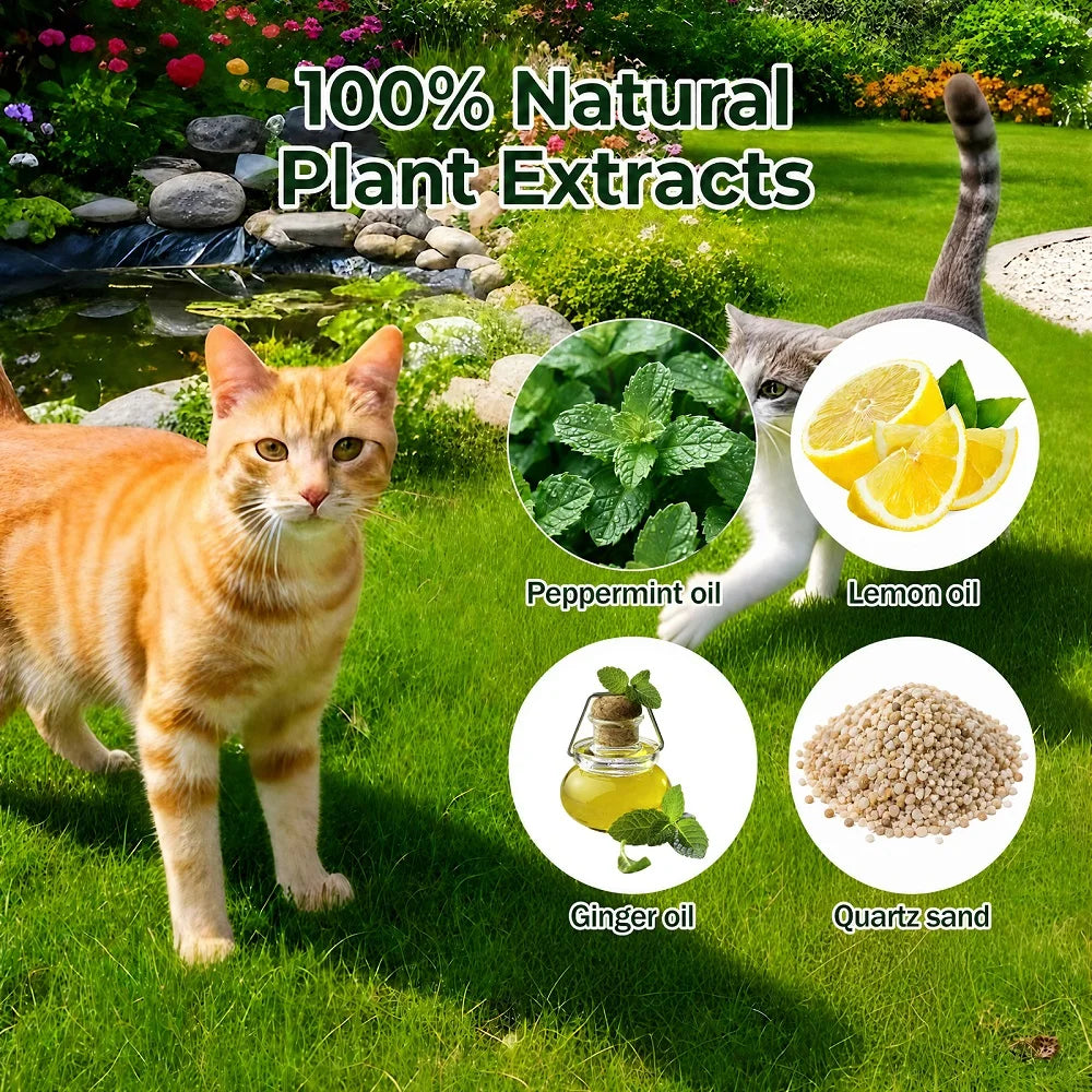 Natural Cat Repellent Balls with Mesh Bags (12 Pack)