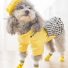 Non-Slip Cotton Pet Socks for Dogs & Cats (4-Pack)