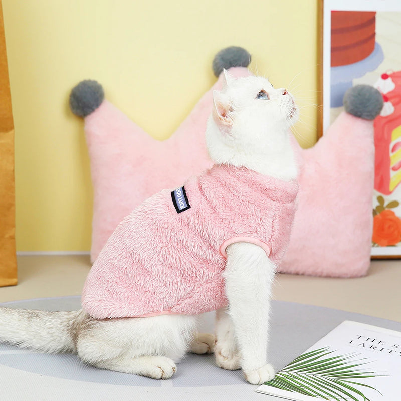 Chaleco de Felpa Coral para Mascotas